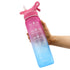 Water Bottle Scrub Bounce Cover Straw Space Cup