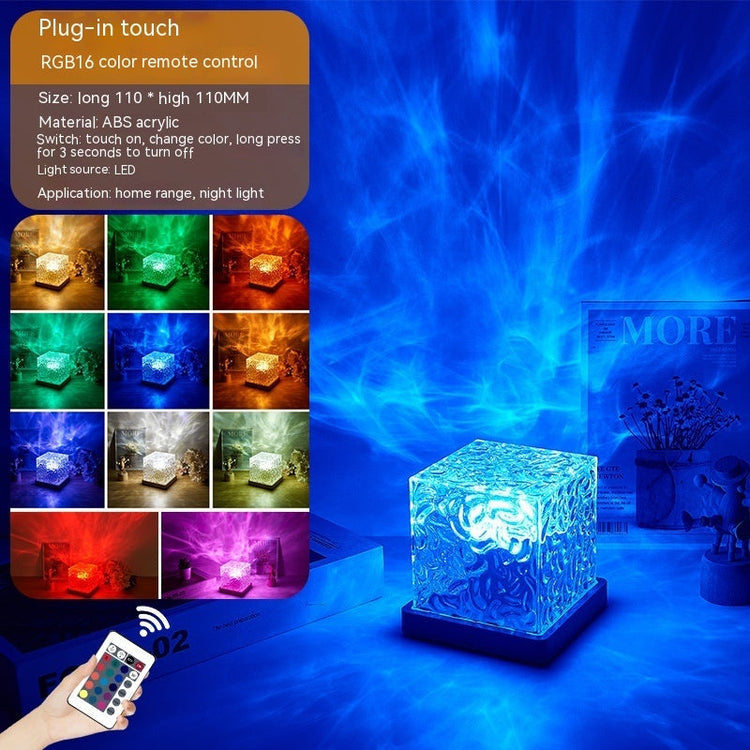 LED Water Ripple Ambient Night Light